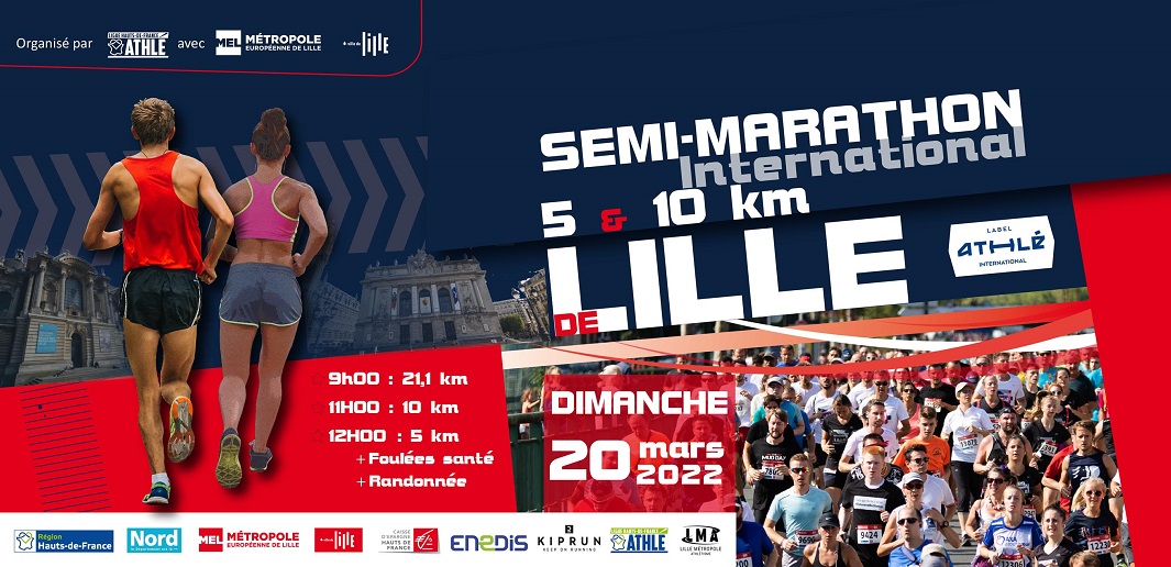 Les meilleurs bandeaux running - Semimarathon Lille