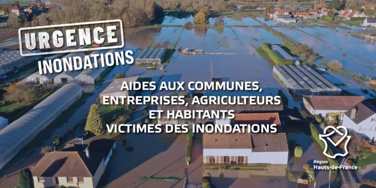Inondations : la Région aux côtés des sinistrés